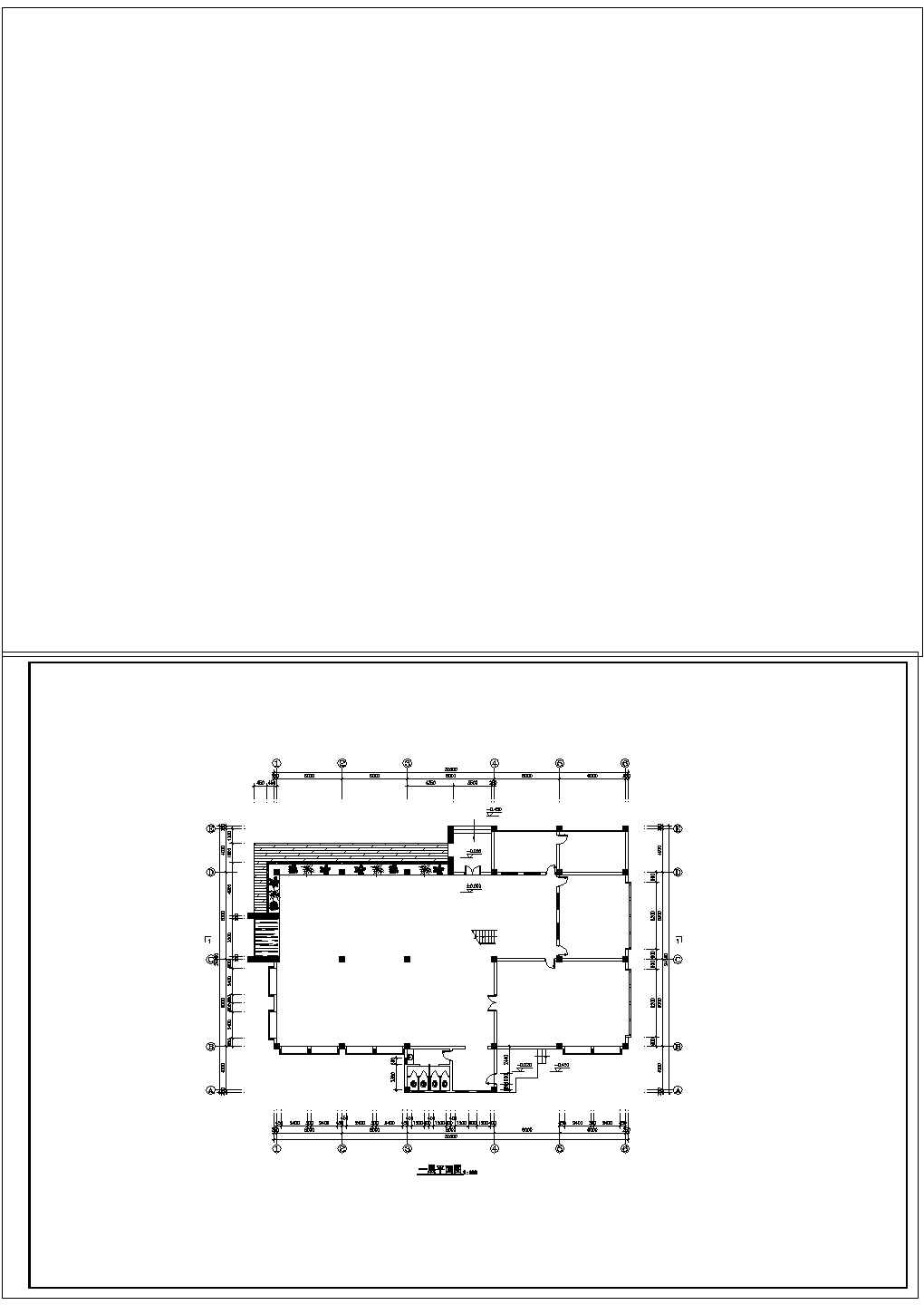 某地区办公别墅建施设计CAD图