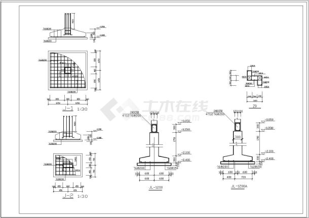 别墅建筑结构全套设计施工图纸-图一