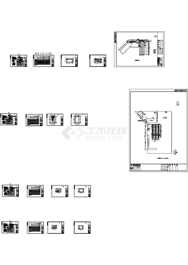 [北京]某公交车站空调机房电气cad施工图纸-图一