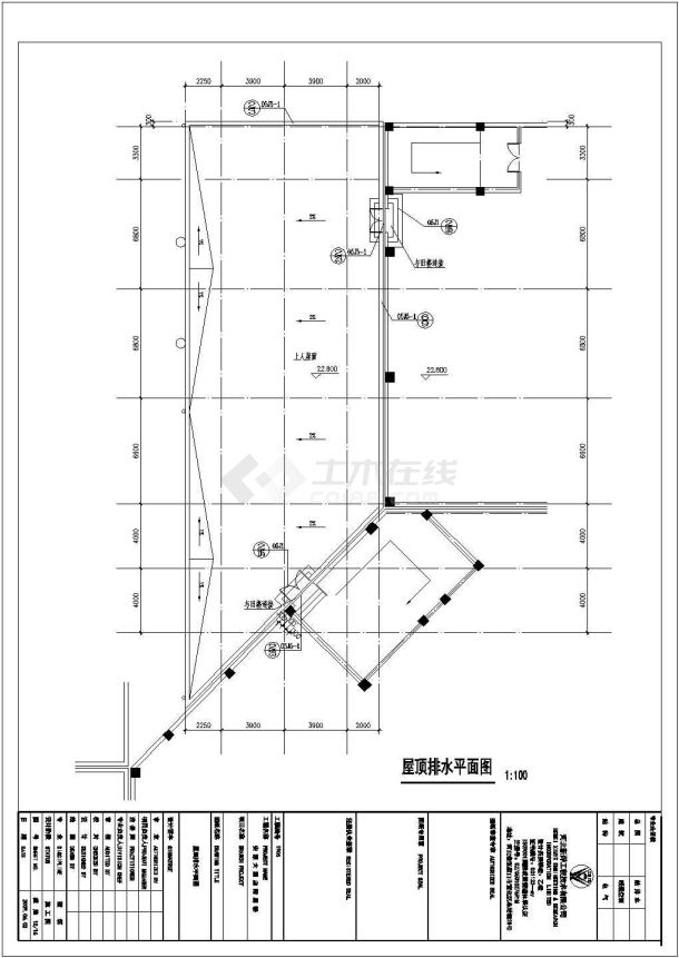 某地经典五层酒店建筑施工CAD布置图-图二