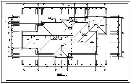 幼儿园设计_某二层欧式风格幼儿园建筑施工cad图纸_图1