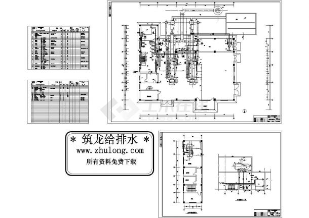 河南某工程锅炉房CAD设计配管图-图一