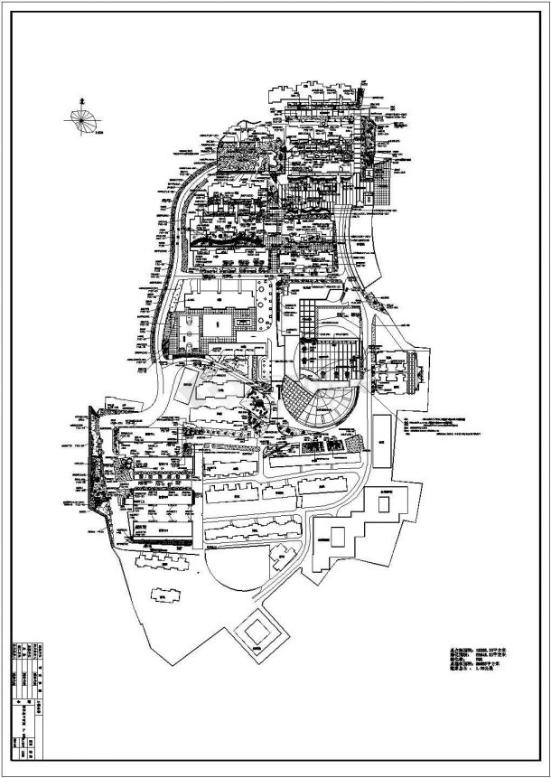 某居民小区绿化规划设计详细施工方案CAD图纸-图一