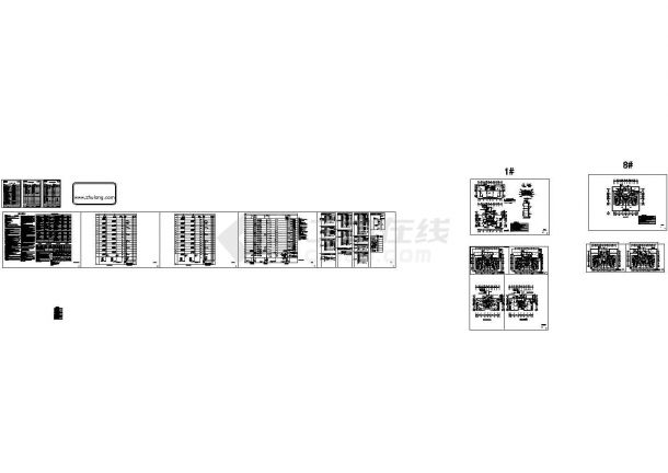 宁波某小区高层住宅楼电气CAD施工图纸-图二