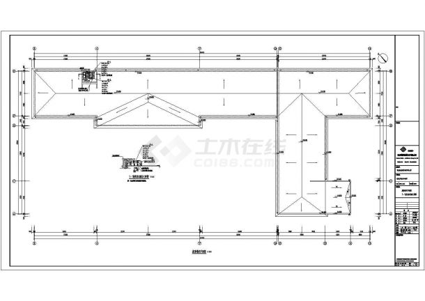 西安某中学6100平米五层框架结构教学楼通风系统CAD设计图纸-图一