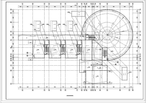 鸡冠石幼儿园设计建筑CAD施工图-图一