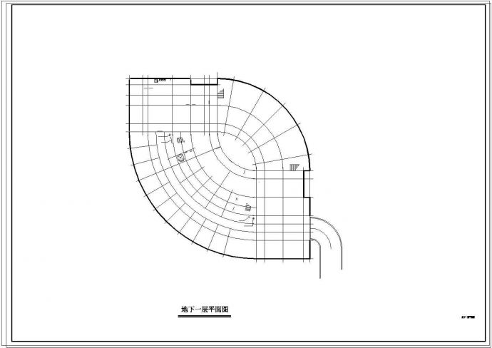 某大学星级会馆建筑设计CAD方案图纸_图1