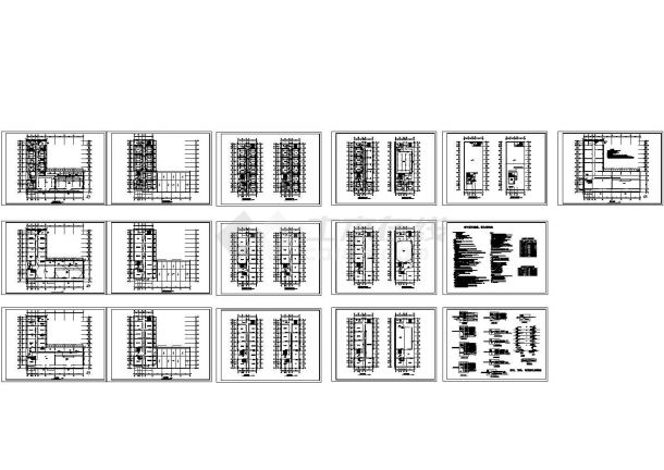 某六层办公楼电气设计施工图纸-图一