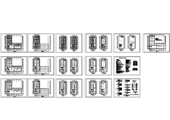 某六层办公楼电气设计施工图纸_图1