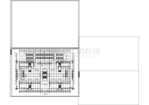 某教学楼全套CAD施工图-图二