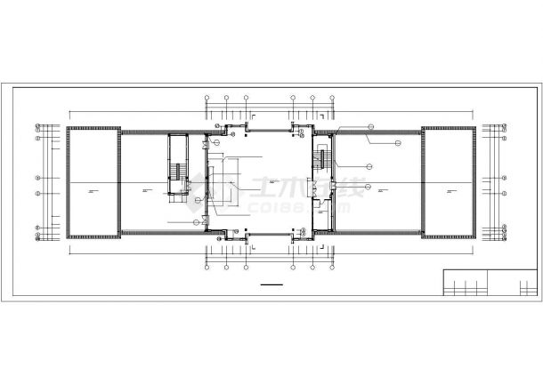 小学教学楼建筑施工CAD图纸-图二