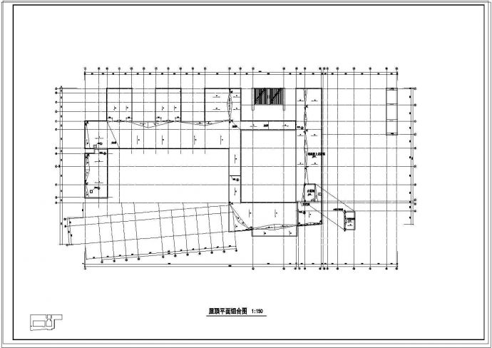 某小学教学楼平面设计CAD施工图_图1