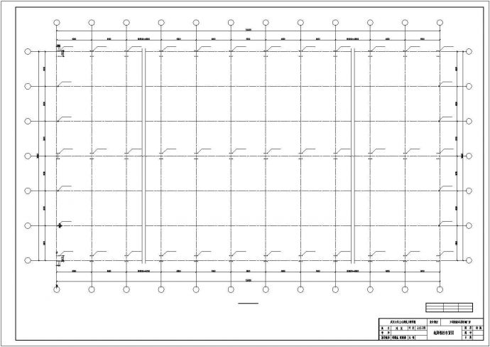 【最新】某单层轻钢厂房结构设计方案CAD图纸_图1