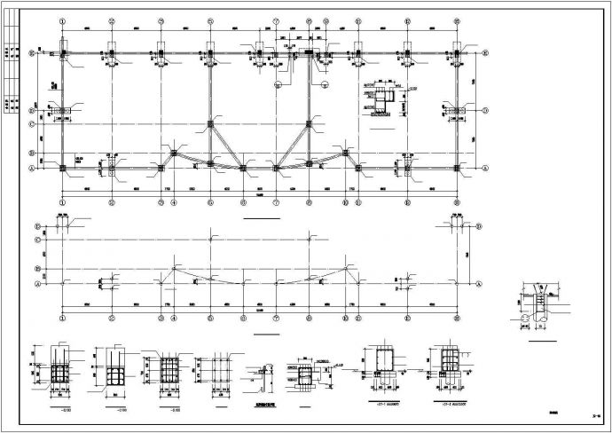 【最新】某二层全钢结构展示厅设计方案CAD图纸_图1