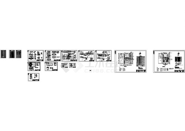 四川某医院污水处理站改造全套设计CAD施工图-图二