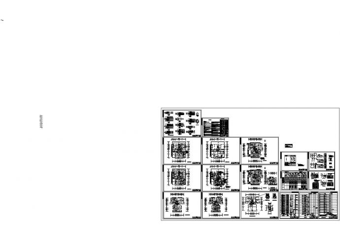 哈尔滨十二层住宅楼电气设计施工cad图纸，共十八张_图1