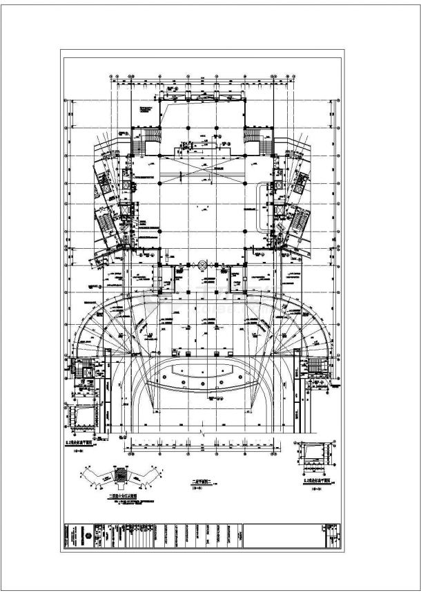 [上海]某五星级大酒店主楼建筑暖通空调设计cad-图一