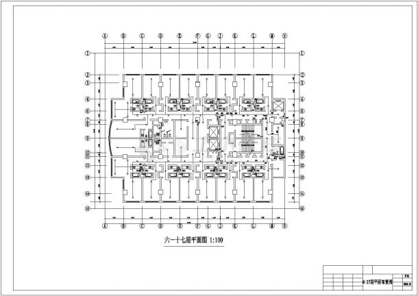 上海某高层酒店给排水CAD设计图-图二