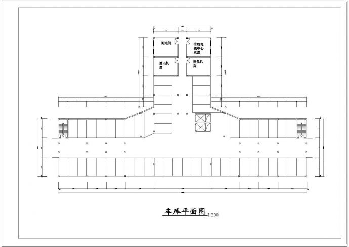 某地学校行政大楼建筑设计CAD图纸_图1