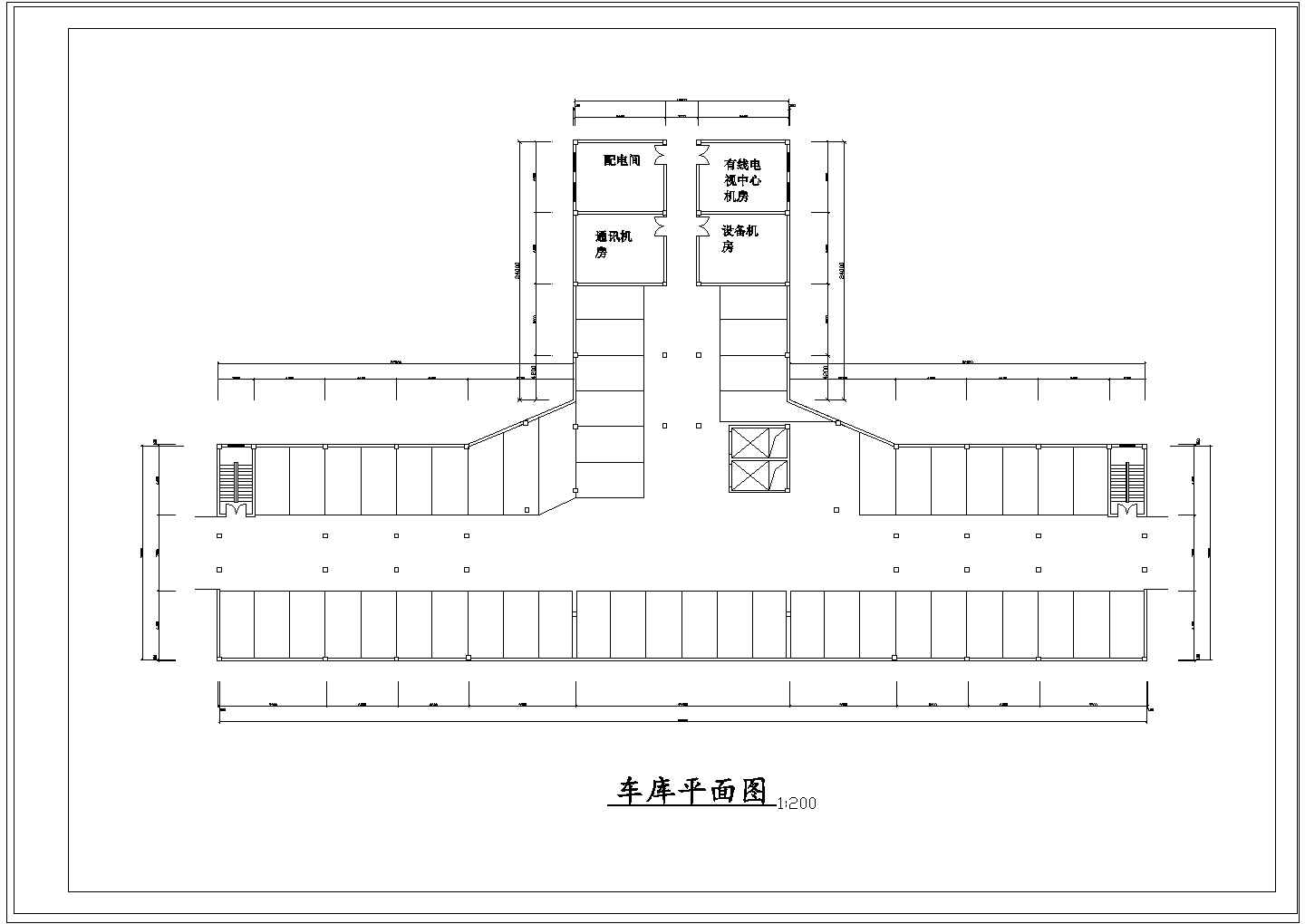某地学校行政大楼建筑设计CAD图纸