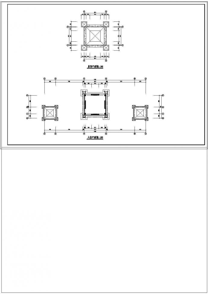 圣经学校建筑设计施工cad图纸_图1