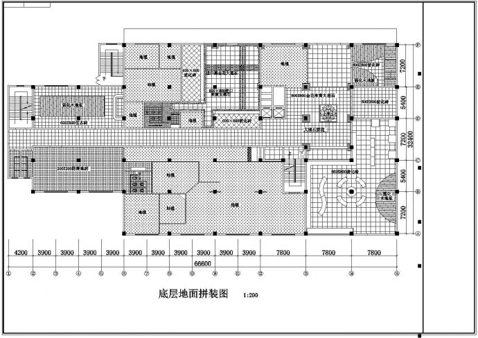 长春市某高档酒店内部装修设计CAD图纸_图1