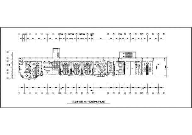 莆田市某6层高档大酒店内部全套装修设计CAD图纸-图一