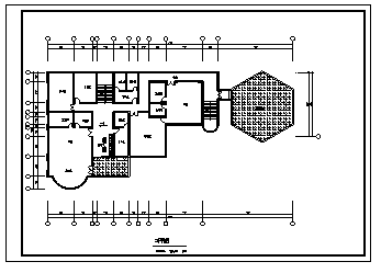 幼儿园设计_1000平米某市三层豪华幼儿园建筑施工cad图纸-图二