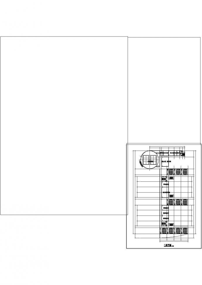 某地高层小学教学楼建筑设计cad图纸_图1