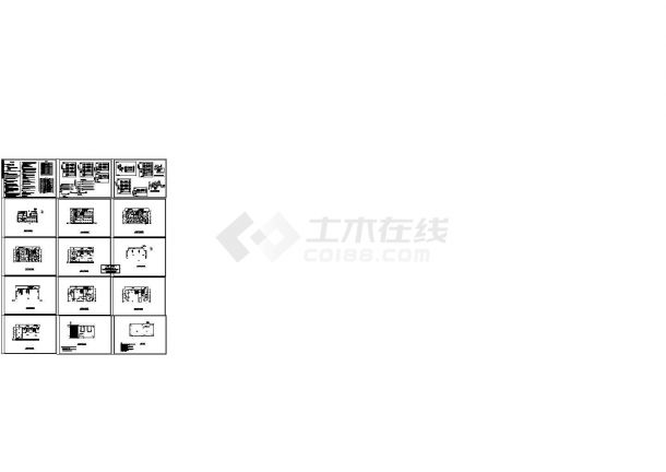 某地区私人 住宅电气cad图纸全套（含设计说明）-图二