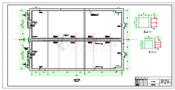 CASS池.dwg（周期循环活性污泥法处理）-图一