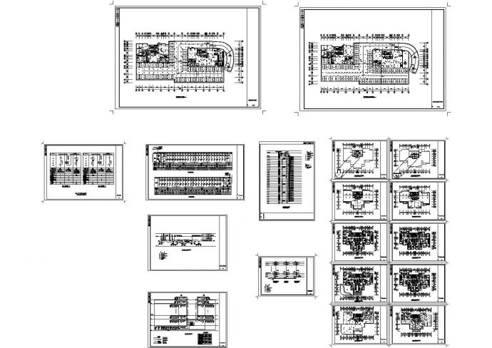 某28层商住楼电气CAD施工图纸_图1