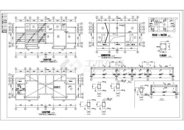农村住宅全套设计CAD施工图（含设计说明）-图二