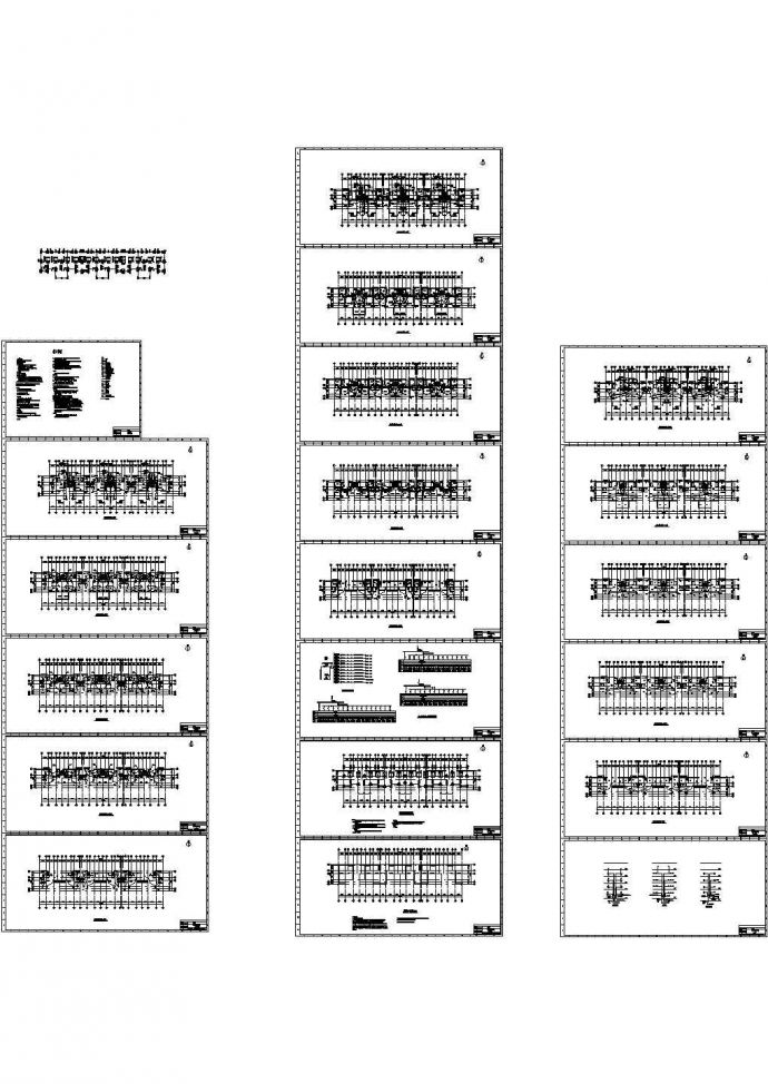 某小区5层住宅楼电气CAD施工图_图1