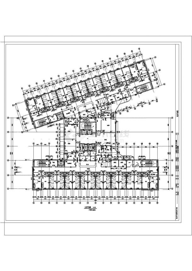 某城市第人民医院建筑设计CAD施工图-图二