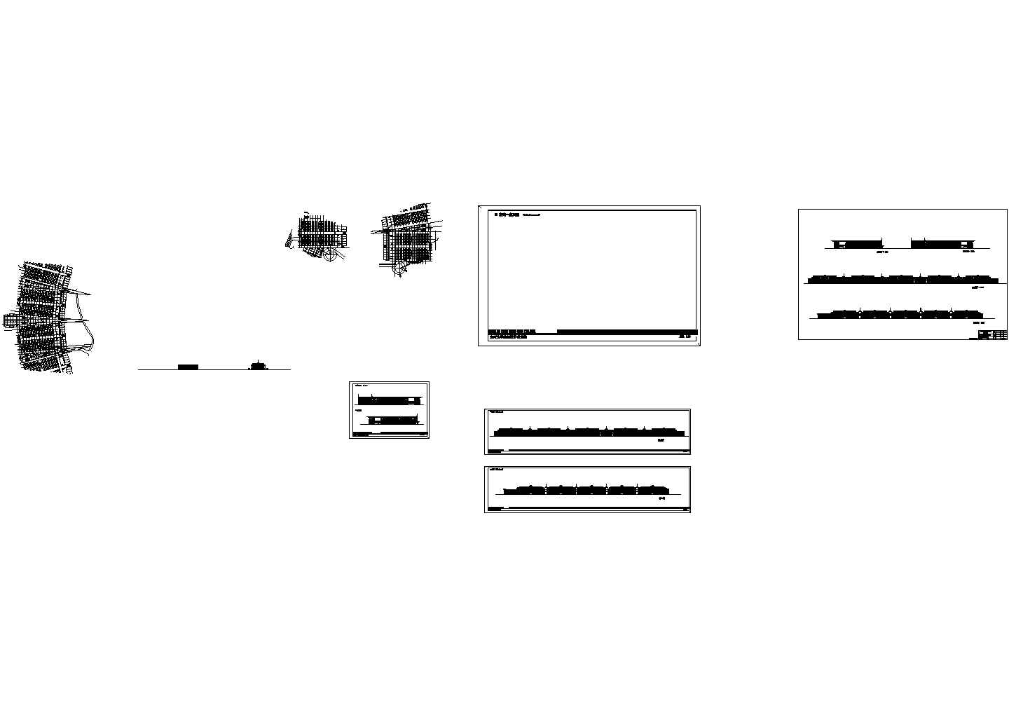 义乌4层小商品城福田市场建筑设计CAD施工图