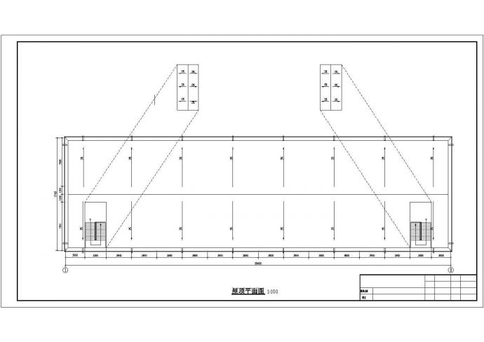 延安市某高校5200平米五层现浇钢混框架结构宿舍楼建筑设计CAD图纸_图1