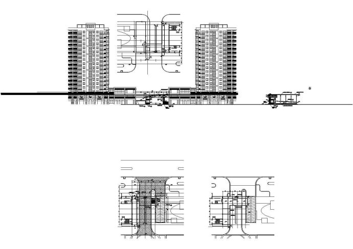 大门建筑设计细节示意图_图1