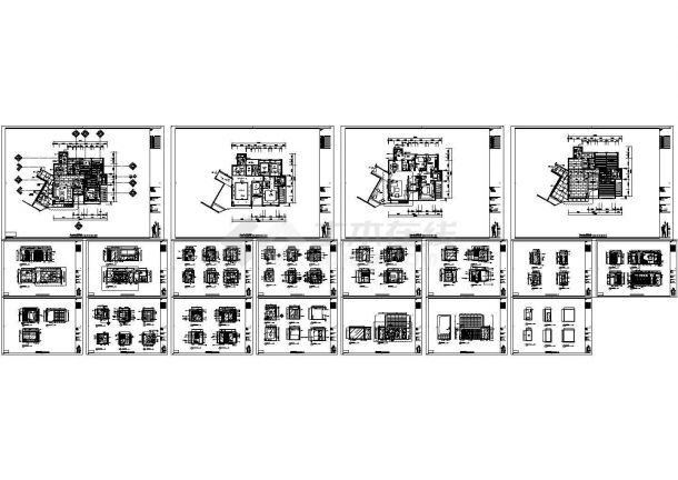 深圳浅水湾后现代风格住宅施工图设计（附实景照片）-图一