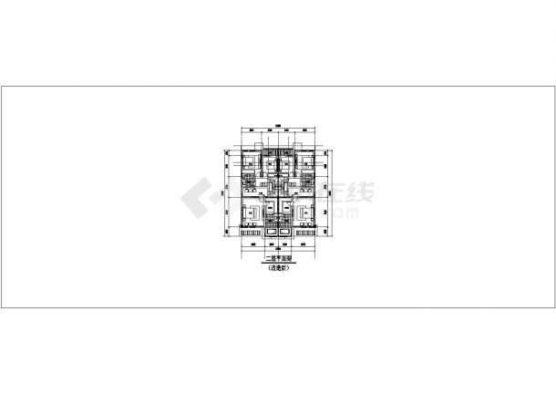济南某房地产公司户型建筑设计全套CAD施工图-图二