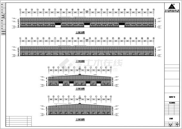 安东园长江精密厂工程设计CAD图纸-图二