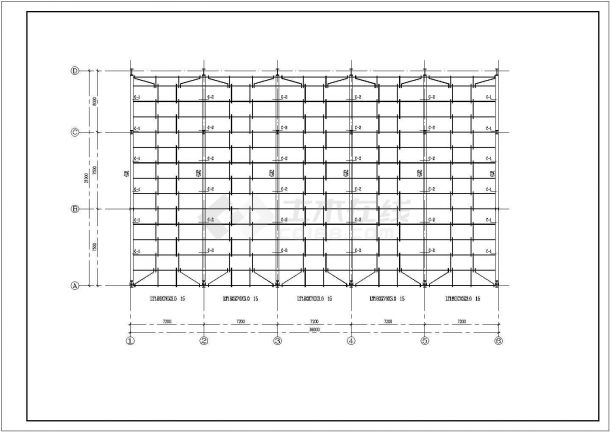 本田展厅建筑结构设计CAD图纸（共19张）-图二