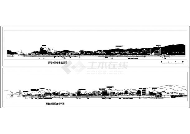 某市滨江地段规划总平面设计详细施工方案CAD图纸-图一