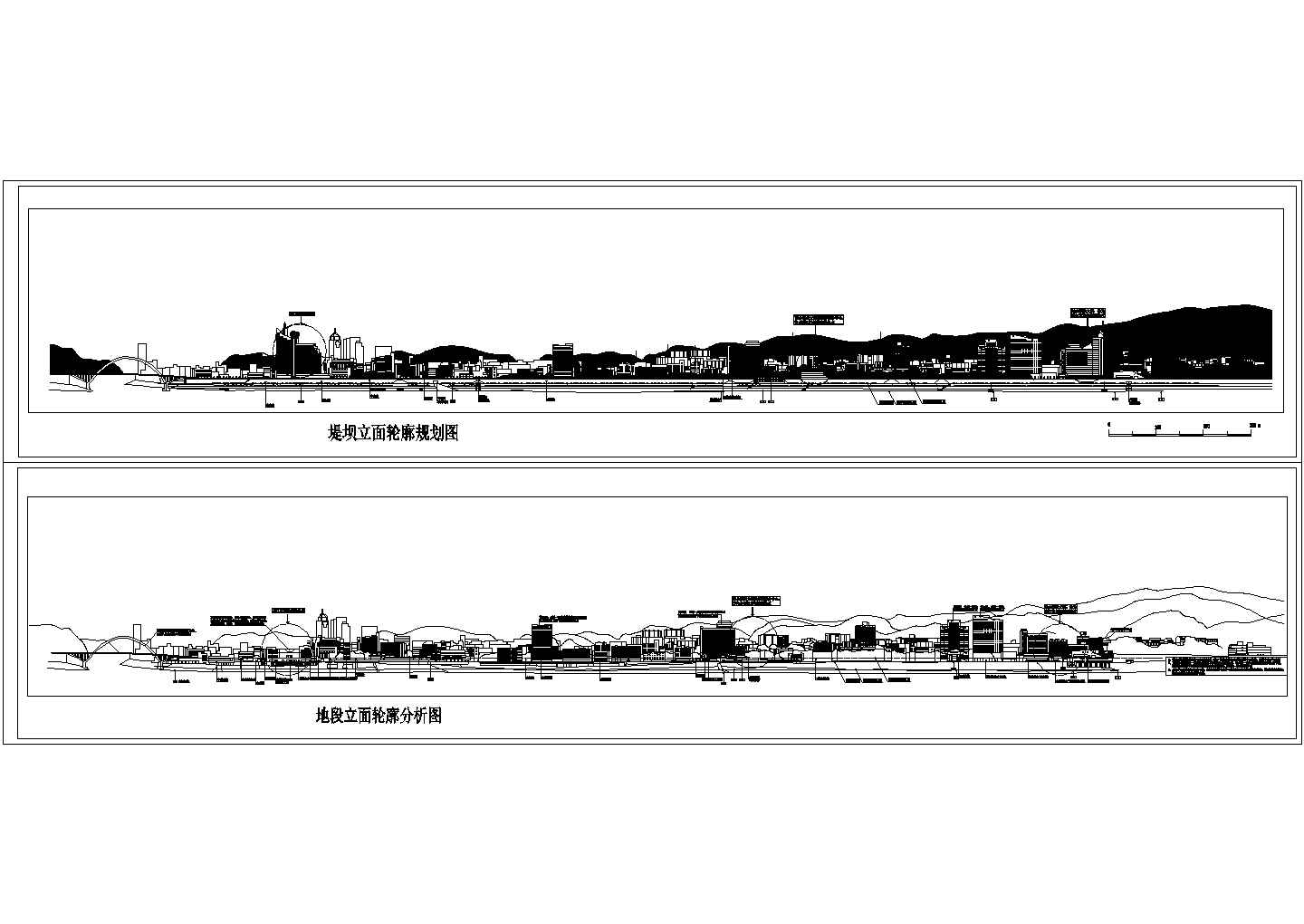 某市滨江地段规划总平面设计详细施工方案CAD图纸