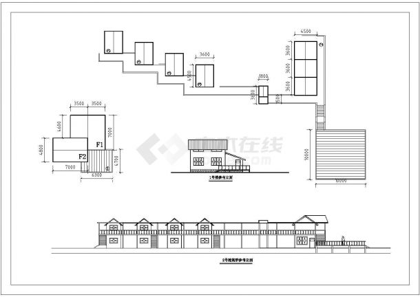 某生态园建筑总规划设计详细施工方案CAD图纸-图二