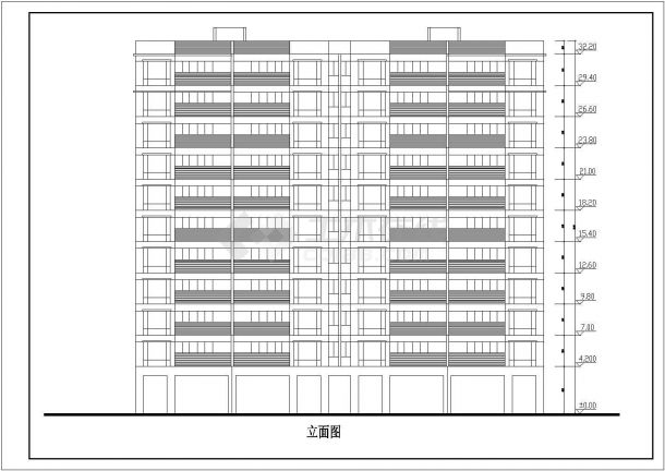 某住宅楼小区总规划设计详细施工方案CAD图纸-图一