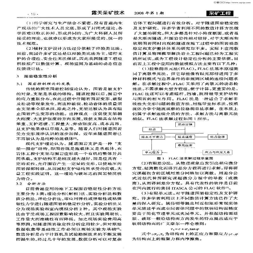 隧道支护与稳定性分析评述-图二