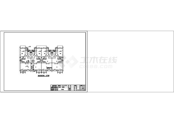 望海佳园联体别墅 建筑设计施工图-图二