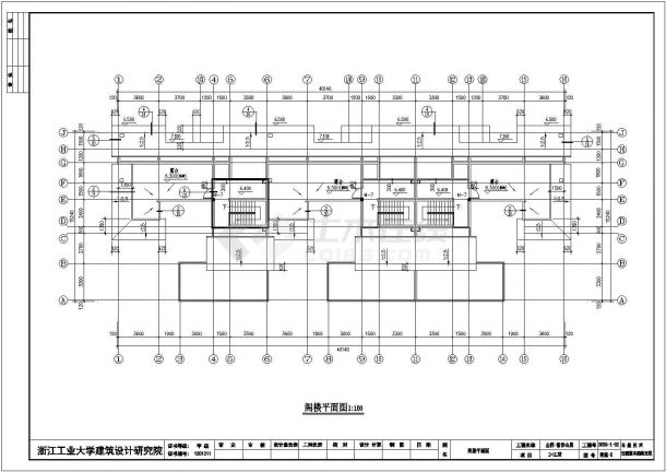 某二层带阁楼层框架结构别墅（建筑面积776平方米）设计cad全套建筑施工图（含设计说明）-图二