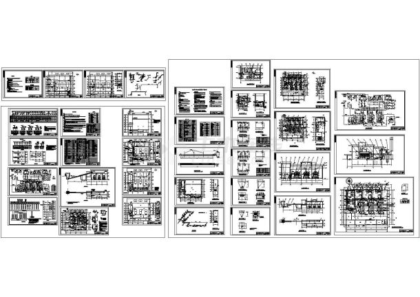 兰州某药厂锅炉房设备全套cad施工图-图二